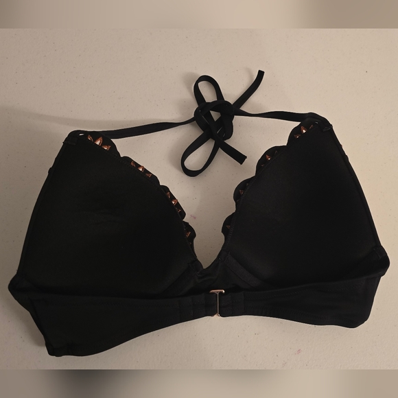 Women's Tropics Light Lift Eyelet Trim TriangleBikini Top-Shade & Shore Size 34D - Picture 7 of 13